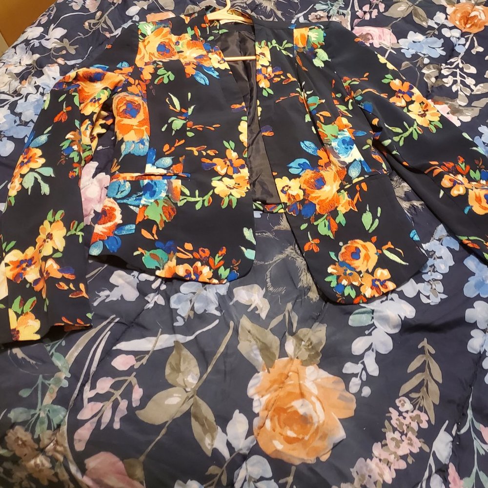 Floral Blazer